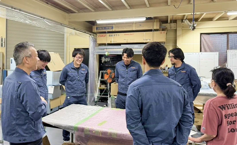 今の環境を変えたい人必見！チームワーク抜群の会社です！